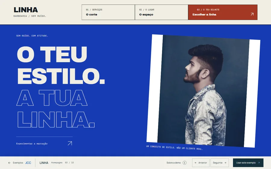 Actual desktop capture of LINHA