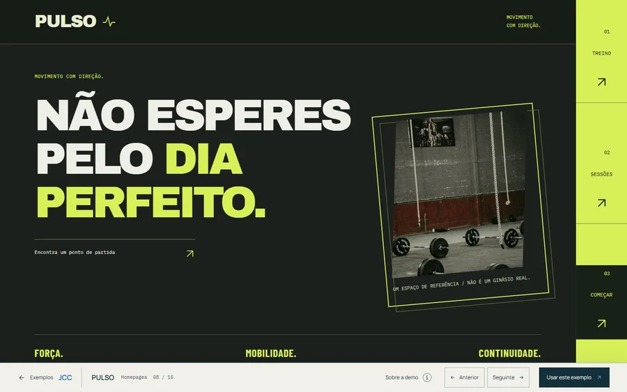 Actual desktop capture of PULSO