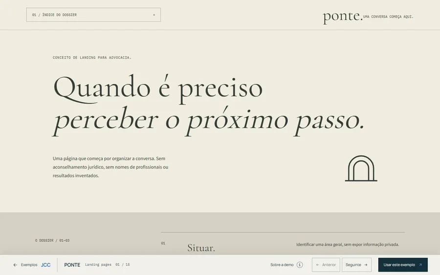 Actual desktop capture of PONTE