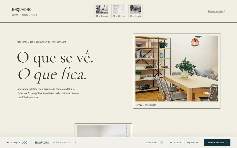 Actual desktop capture of ENQUADRO