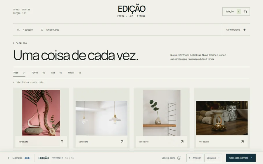 Actual desktop capture of EDIÇÃO